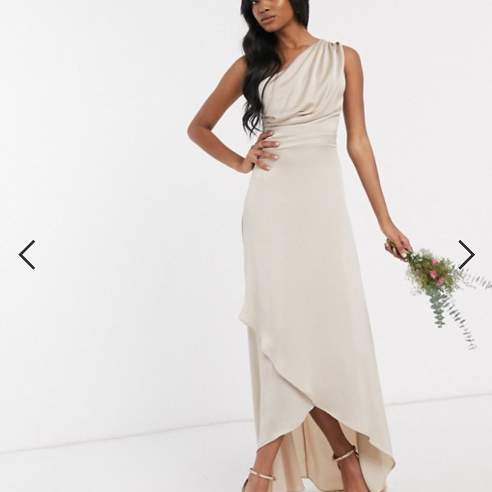 ASOS Champagne Bridesmaid Dress